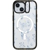 image:imageCASETiFY for iPhone 15 Pro Max Case  Impact Ring Stand MagSafe Compatible  Kickstand  66 ft 3x Military Grade Drop Protection  Beary Sweet  BlackSmall blue flowers
