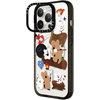 image:imageCASETiFY for iPhone 15 Pro Max Case  Impact Ring Stand MagSafe Compatible  Kickstand  66 ft 3x Military Grade Drop Protection  Beary Sweet  BlackSmore 
