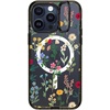 image:imageCASETiFY for iPhone 15 Pro Max Case  Impact Ring Stand MagSafe Compatible  Kickstand  66 ft 3x Military Grade Drop Protection  Beary Sweet  BlackSpring Botanicals 2
