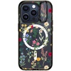 image:imageCASETiFY for iPhone 15 Pro Max Case  Impact Ring Stand MagSafe Compatible  Kickstand  66 ft 3x Military Grade Drop Protection  Beary Sweet  BlackSpring Botanicals 2