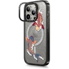 image:imageCASETiFY for iPhone 15 Pro Max Case  Impact Ring Stand MagSafe Compatible  Kickstand  66 ft 3x Military Grade Drop Protection  Beary Sweet  Blackkoi fish Japanese tattoo style transparent pattern