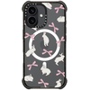 image:imageCASETiFY for iPhone 15 Pro Max Case  Ultra Impact Compatible with MagSafe  Strong Slim  115 ft 5X Militray Grade Drop Protection  Boo Things  BlackRabbit Ribbon