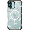 image:imageCASETiFY for iPhone 15 Pro Max Case  Ultra Impact Compatible with MagSafe  Strong Slim  115 ft 5X Militray Grade Drop Protection  Boo Things  BlackRabbit Ribbon