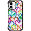 image:imageCASETiFY for iPhone 15 Pro Max Case  Ultra Impact Compatible with MagSafe  Strong Slim  115 ft 5X Militray Grade Drop Protection  Boo Things  BlackRainbow Graffiti Hearts