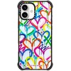 image:imageCASETiFY for iPhone 15 Pro Max Case  Ultra Impact Compatible with MagSafe  Strong Slim  115 ft 5X Militray Grade Drop Protection  Boo Things  BlackRainbow Graffiti Hearts