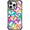 image:imageCASETiFY for iPhone 15 Pro Max Case  Ultra Impact Compatible with MagSafe  Strong Slim  115 ft 5X Militray Grade Drop Protection  Boo Things  BlackRainbow Graffiti Hearts