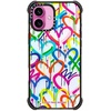 image:imageCASETiFY for iPhone 15 Pro Max Case  Ultra Impact Compatible with MagSafe  Strong Slim  115 ft 5X Militray Grade Drop Protection  Boo Things  BlackRainbow Graffiti Hearts