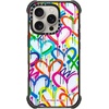 image:imageCASETiFY for iPhone 15 Pro Max Case  Ultra Impact Compatible with MagSafe  Strong Slim  115 ft 5X Militray Grade Drop Protection  Boo Things  BlackRainbow Graffiti Hearts