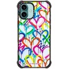 image:imageCASETiFY for iPhone 15 Pro Max Case  Ultra Impact Compatible with MagSafe  Strong Slim  115 ft 5X Militray Grade Drop Protection  Boo Things  BlackRainbow Graffiti Hearts