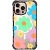 image:imageCASETiFY for iPhone 15 Pro Max Case  Ultra Impact Compatible with MagSafe  Strong Slim  115 ft 5X Militray Grade Drop Protection  Boo Things  BlackTransparent Floral Pastel