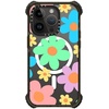 image:imageCASETiFY for iPhone 15 Pro Max Case  Ultra Impact Compatible with MagSafe  Strong Slim  115 ft 5X Militray Grade Drop Protection  Boo Things  BlackTransparent Floral Pastel