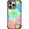 image:imageCASETiFY for iPhone 15 Pro Max Case  Ultra Impact Compatible with MagSafe  Strong Slim  115 ft 5X Militray Grade Drop Protection  Boo Things  BlackTransparent Floral Pastel