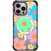 image:imageCASETiFY for iPhone 15 Pro Max Case  Ultra Impact Compatible with MagSafe  Strong Slim  115 ft 5X Militray Grade Drop Protection  Boo Things  BlackTransparent Floral Pastel