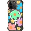 image:imageCASETiFY for iPhone 15 Pro Max Case  Ultra Impact Compatible with MagSafe  Strong Slim  115 ft 5X Militray Grade Drop Protection  Boo Things  BlackTransparent Floral Pastel