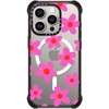 image:imageCASETiFY for iPhone 15 Pro Max Case  Ultra Impact Compatible with MagSafe  Strong Slim  115 ft 5X Militray Grade Drop Protection  Boo Things  Blackbold retro seventies flowers in pink