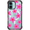 image:imageCASETiFY for iPhone 15 Pro Max Case  Ultra Impact Compatible with MagSafe  Strong Slim  115 ft 5X Militray Grade Drop Protection  Boo Things  Blackbold retro seventies flowers in pink