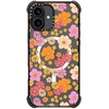 image:imageCASETiFY for iPhone 15 Pro Max Case  Ultra Impact Compatible with MagSafe  Strong Slim  115 ft 5X Militray Grade Drop Protection  Boo Things  Blackretro boho hippie flowers