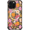 image:imageCASETiFY for iPhone 15 Pro Max Case  Ultra Impact Compatible with MagSafe  Strong Slim  115 ft 5X Militray Grade Drop Protection  Boo Things  Blackretro boho hippie flowers