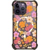 image:imageCASETiFY for iPhone 15 Pro Max Case  Ultra Impact Compatible with MagSafe  Strong Slim  115 ft 5X Militray Grade Drop Protection  Boo Things  Blackretro boho hippie flowers