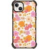 image:imageCASETiFY for iPhone 15 Pro Max Case  Ultra Impact Compatible with MagSafe  Strong Slim  115 ft 5X Militray Grade Drop Protection  Boo Things  Blackretro boho hippie flowers