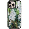 image:imageCASETiFY for iPhone 16 Pro Case  Impact Ring Stand MagSafe Compatible  Kickstand  66 ft 3x Military Grade Drop Protection  Eleanor by Ivory Paper Co  BlackWild Squill Flowers