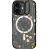 image:imageCASETiFY for iPhone 16 Pro Case  Impact Ring Stand MagSafe Compatible  Kickstand  66 ft 3x Military Grade Drop Protection  Eleanor by Ivory Paper Co  BlackDreamy Floral Pattern