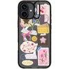 image:imageCASETiFY for iPhone 16 Pro Case  Impact Ring Stand MagSafe Compatible  Kickstand  66 ft 3x Military Grade Drop Protection  Eleanor by Ivory Paper Co  BlackYou Are Stars Collage