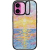 image:imageCASETiFY for iPhone 16 Pro Case  Impact Ring Stand MagSafe Compatible  Kickstand  66 ft 3x Military Grade Drop Protection  Eleanor by Ivory Paper Co  BlackFrosted Sunset