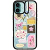 image:imageCASETiFY for iPhone 16 Pro Case  Impact Ring Stand MagSafe Compatible  Kickstand  66 ft 3x Military Grade Drop Protection  Eleanor by Ivory Paper Co  BlackYou Are Stars Collage