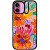 image:imageCASETiFY for iPhone 16 Pro Case  Impact Ring Stand MagSafe Compatible  Kickstand  66 ft 3x Military Grade Drop Protection  Eleanor by Ivory Paper Co  BlackEttaVee Watercolor Fleurs