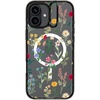 image:imageCASETiFY for iPhone 16 Pro Case  Impact Ring Stand MagSafe Compatible  Kickstand  66 ft 3x Military Grade Drop Protection  Eleanor by Ivory Paper Co  BlackSpring Botanicals 2