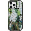 image:imageCASETiFY for iPhone 16 Pro Case  Impact Ring Stand MagSafe Compatible  Kickstand  66 ft 3x Military Grade Drop Protection  Eleanor by Ivory Paper Co  BlackWild Squill Flowers