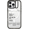 image:imageCASETiFY for iPhone 16 Pro Case  Impact Ring Stand MagSafe Compatible  Kickstand  66 ft 3x Military Grade Drop Protection  Eleanor by Ivory Paper Co  BlackLife Goes On