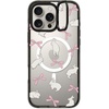 image:imageCASETiFY for iPhone 16 Pro Case  Impact Ring Stand MagSafe Compatible  Kickstand  66 ft 3x Military Grade Drop Protection  Eleanor by Ivory Paper Co  BlackRabbit Ribbon