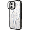 image:imageCASETiFY for iPhone 16 Pro Case  Impact Ring Stand MagSafe Compatible  Kickstand  66 ft 3x Military Grade Drop Protection  Eleanor by Ivory Paper Co  BlackSmall Blue Flowers