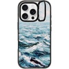 image:imageCASETiFY for iPhone 16 Pro Case  Impact Ring Stand MagSafe Compatible  Kickstand  66 ft 3x Military Grade Drop Protection  Eleanor by Ivory Paper Co  BlackDeep Blue Sea