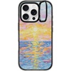 image:imageCASETiFY for iPhone 16 Pro Case  Impact Ring Stand MagSafe Compatible  Kickstand  66 ft 3x Military Grade Drop Protection  Eleanor by Ivory Paper Co  BlackFrosted Sunset