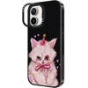 image:imageCASETiFY for iPhone 16 Pro Case  Impact Ring Stand MagSafe Compatible  Kickstand  66 ft 3x Military Grade Drop Protection  Eleanor by Ivory Paper Co  BlackCLOWN KITTY