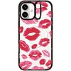 image:imageCASETiFY for iPhone 16 Pro Case  Impact Ring Stand MagSafe Compatible  Kickstand  66 ft 3x Military Grade Drop Protection  Eleanor by Ivory Paper Co  BlackLipstick Kisses