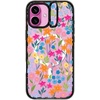 image:imageCASETiFY for iPhone 16 Pro Case  Impact Ring Stand MagSafe Compatible  Kickstand  66 ft 3x Military Grade Drop Protection  Eleanor by Ivory Paper Co  Blackbright spring flowers
