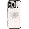 image:imageCASETiFY for iPhone 16 Pro Case  Impact Ring Stand MagSafe Compatible  Kickstand  66 ft 3x Military Grade Drop Protection  Eleanor by Ivory Paper Co  BlackPearly Heart