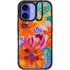 image:imageCASETiFY for iPhone 16 Pro Case  Impact Ring Stand MagSafe Compatible  Kickstand  66 ft 3x Military Grade Drop Protection  Eleanor by Ivory Paper Co  BlackEttaVee Watercolor Fleurs
