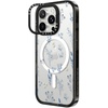 image:imageCASETiFY for iPhone 16 Pro Case  Impact Ring Stand MagSafe Compatible  Kickstand  66 ft 3x Military Grade Drop Protection  Eleanor by Ivory Paper Co  BlackSmall Blue Flowers