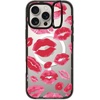 image:imageCASETiFY for iPhone 16 Pro Case  Impact Ring Stand MagSafe Compatible  Kickstand  66 ft 3x Military Grade Drop Protection  Eleanor by Ivory Paper Co  BlackLipstick Kisses