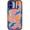 image:imageCASETiFY for iPhone 16 Pro Case  Impact Ring Stand MagSafe Compatible  Kickstand  66 ft 3x Military Grade Drop Protection  Eleanor by Ivory Paper Co  BlackLazy Daisy