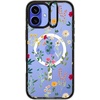 image:imageCASETiFY for iPhone 16 Pro Case  Impact Ring Stand MagSafe Compatible  Kickstand  66 ft 3x Military Grade Drop Protection  Eleanor by Ivory Paper Co  BlackSpring Botanicals 2