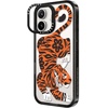 image:imageCASETiFY for iPhone 16 Pro Case  Impact Ring Stand MagSafe Compatible  Kickstand  66 ft 3x Military Grade Drop Protection  Eleanor by Ivory Paper Co  BlackFierce Tiger