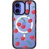 image:imageCASETiFY for iPhone 16 Pro Case  Impact Ring Stand MagSafe Compatible  Kickstand  66 ft 3x Military Grade Drop Protection  Eleanor by Ivory Paper Co  BlackCherries