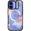 image:imageCASETiFY for iPhone 16 Pro Case  Impact Ring Stand MagSafe Compatible  Kickstand  66 ft 3x Military Grade Drop Protection  Eleanor by Ivory Paper Co  BlackClouds