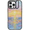 image:imageCASETiFY for iPhone 16 Pro Case  Impact Ring Stand MagSafe Compatible  Kickstand  66 ft 3x Military Grade Drop Protection  Eleanor by Ivory Paper Co  BlackFrosted Sunset